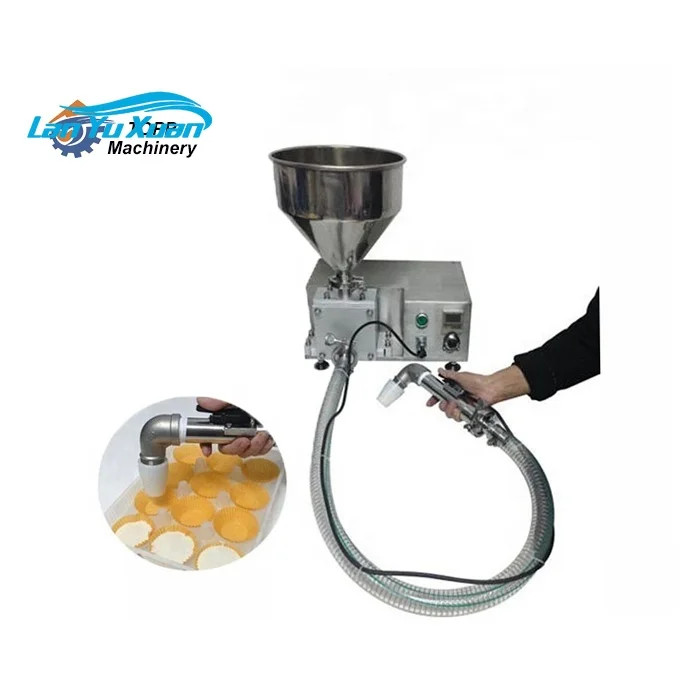 

Top quality cake cream jar filling cream paste jam filling cream machine