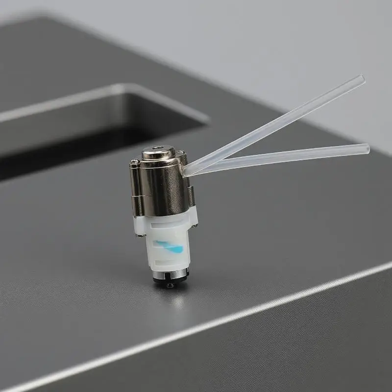 DC 3.7V Ultra Micro Peristaltic Pump Squeezing Dosing Pump Mini 10MM Planetary Gear Metering Pump Precision Small Flow Motor