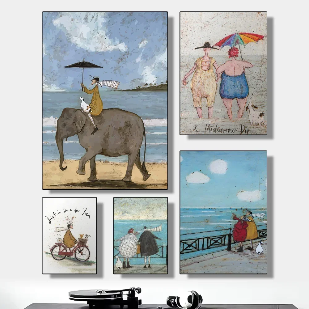 Sam T-Toft Art Poster Aesthetic Canvas Painting Posters And Prints Wall Art Picture For Bedroom Home Decor