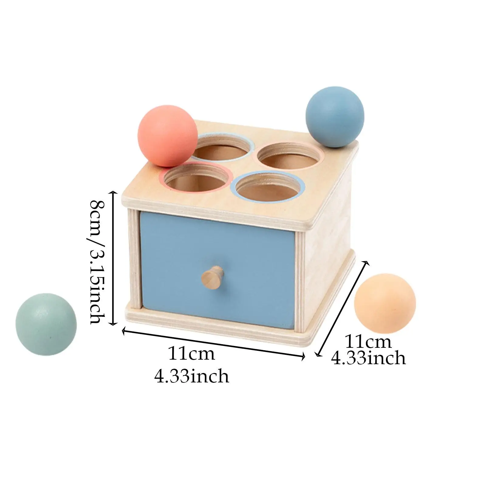 كائن صندوق الدوام التعلم المبكر المهارات الحركية الدقيقة التعليمية شكل اللون فارز خشبي للأطفال بنين بنات أطفال هدية #6