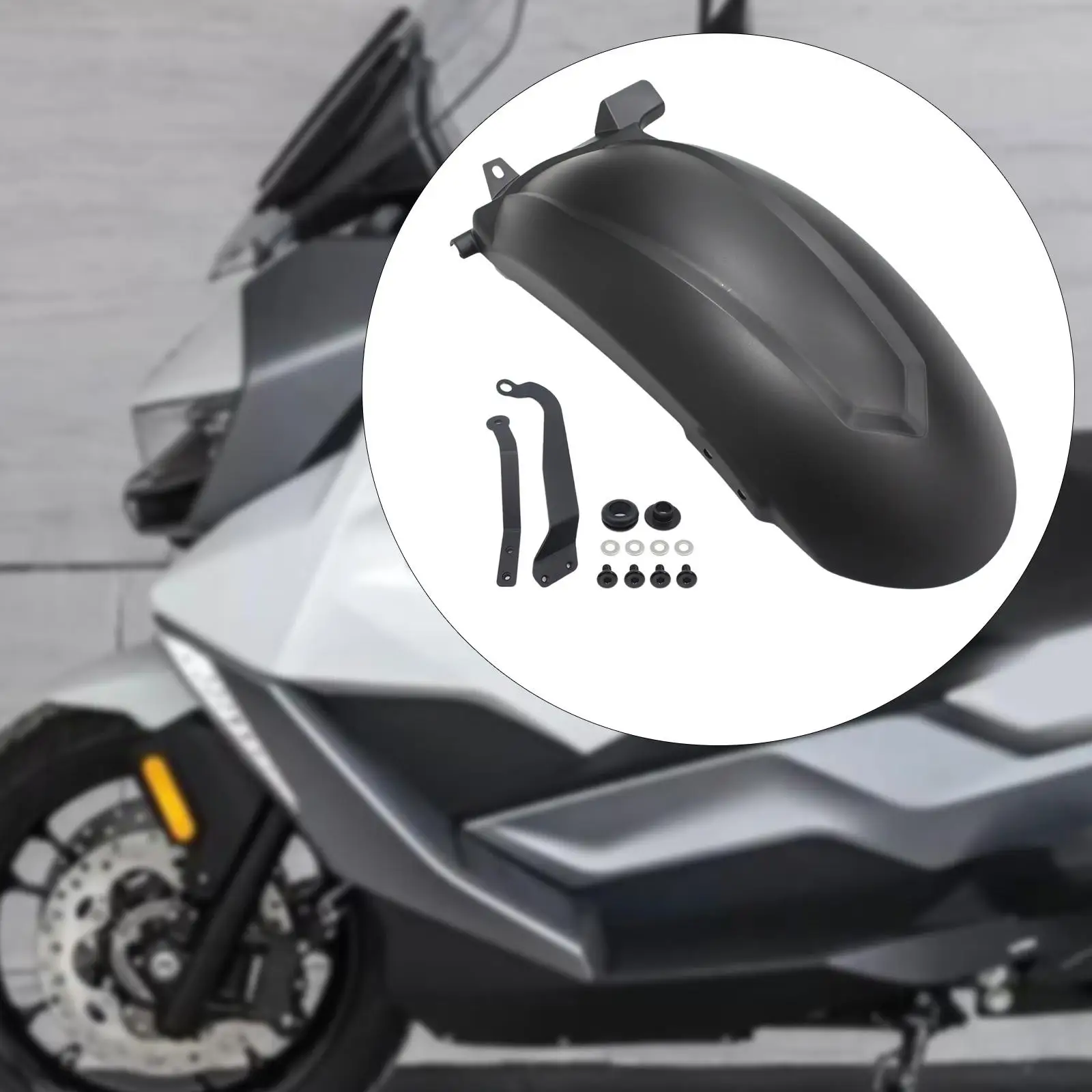 Lightweight Motorcycle Rear Fender Mudguard Cover Accessories for BMW C400X 2025 Durable Splash Guard Replacement