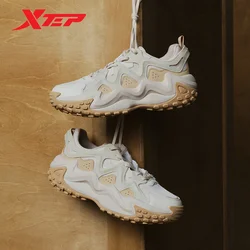 Xtep Chinoiserie Casual Shoes For Women 2024 Spring Leisure Comfortable Women's Sports Shoes  Mid Top Outdoor Shoes 876118320010