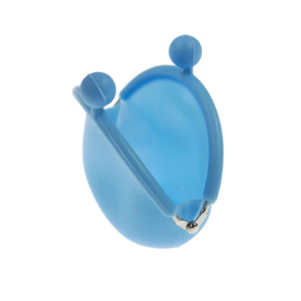 2023 Fast Drop Shipping New Silicone Round Coin Purse Wallet Card Rubber Key Phone Design Bag Pouch Monedero De Silicona