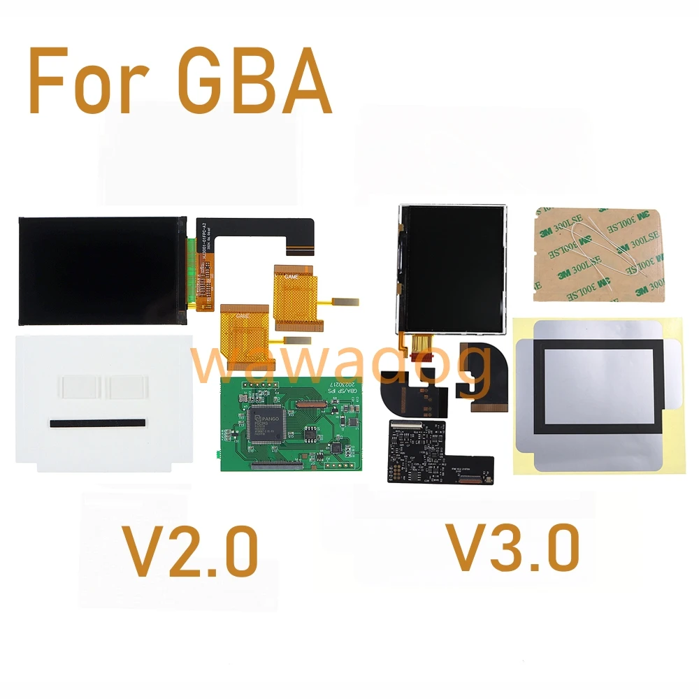 

1set V2.0 V3.0 IPS High Brightness LCD Screen is Suitable for Gameboy Advance GBA Display