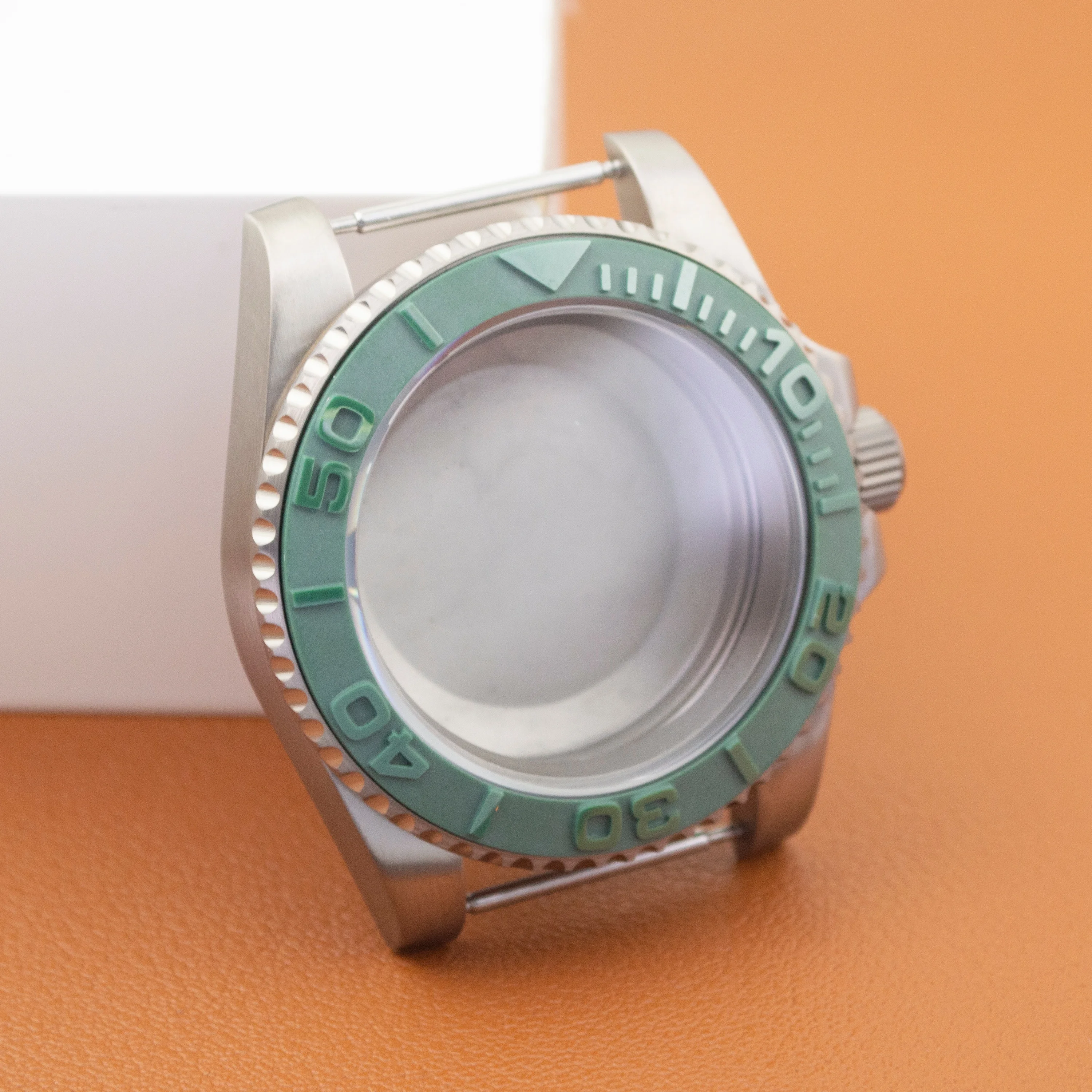 40mm Titanium Watch Case 10ATM Waterproof Sapphire Glass Titanium Watch Case For ETA2824 NH35 NH36 Movement Yacht-master Case