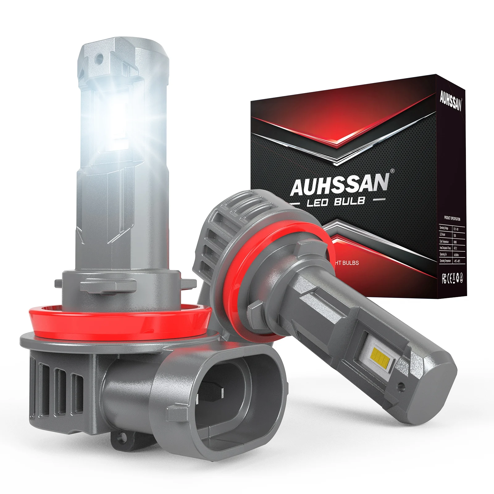 Auhssan 2Pcs H8 H9 …