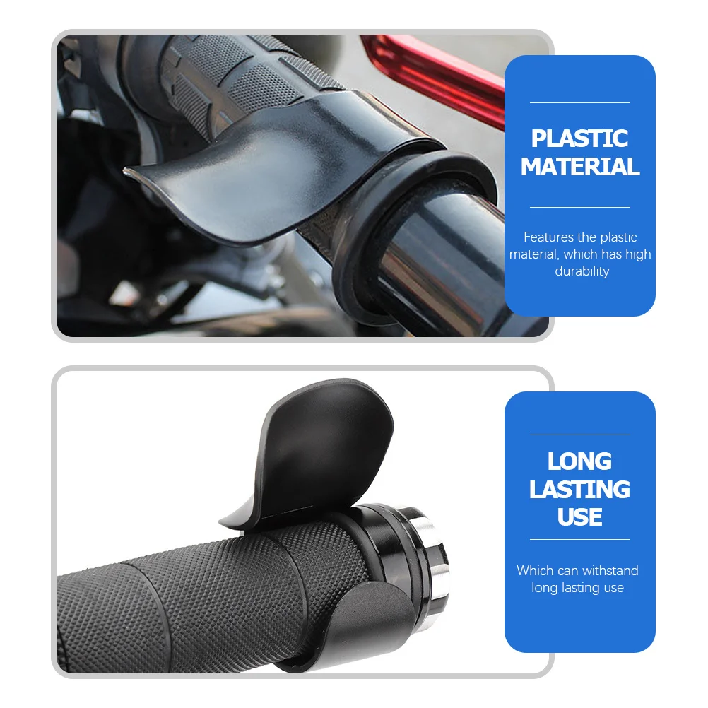 

4Pcs Motorcycle Cruise Control High Grade Plastic Throttle Assist Reduce Riding Fatigue Handlebar Lock Atv Extender Accelerator