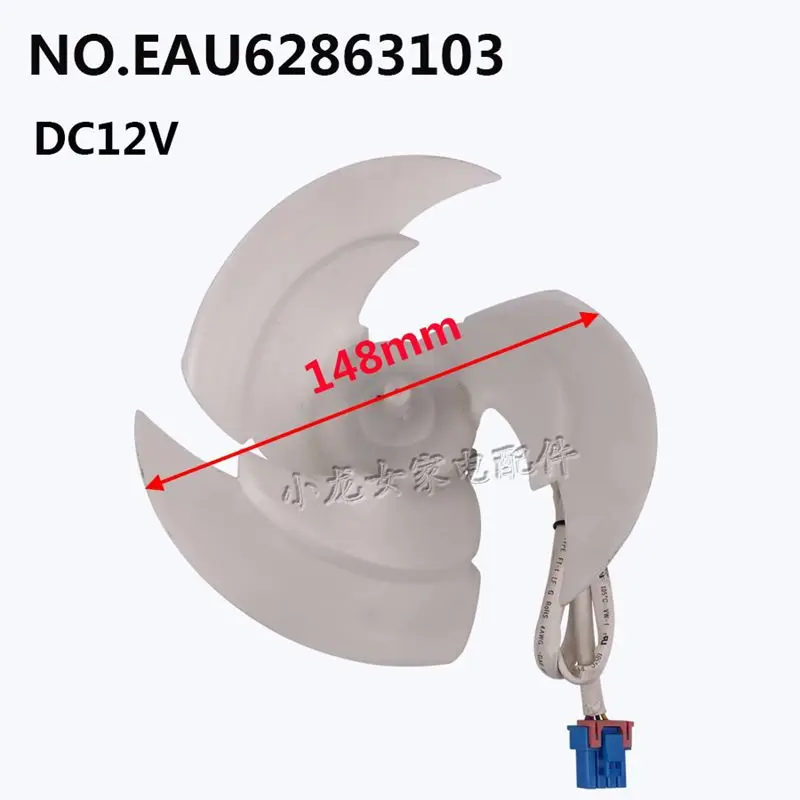 Original rdd002x46 eau62863103 dc12v 1a 148mm für lg kühlschrank lüfter teile