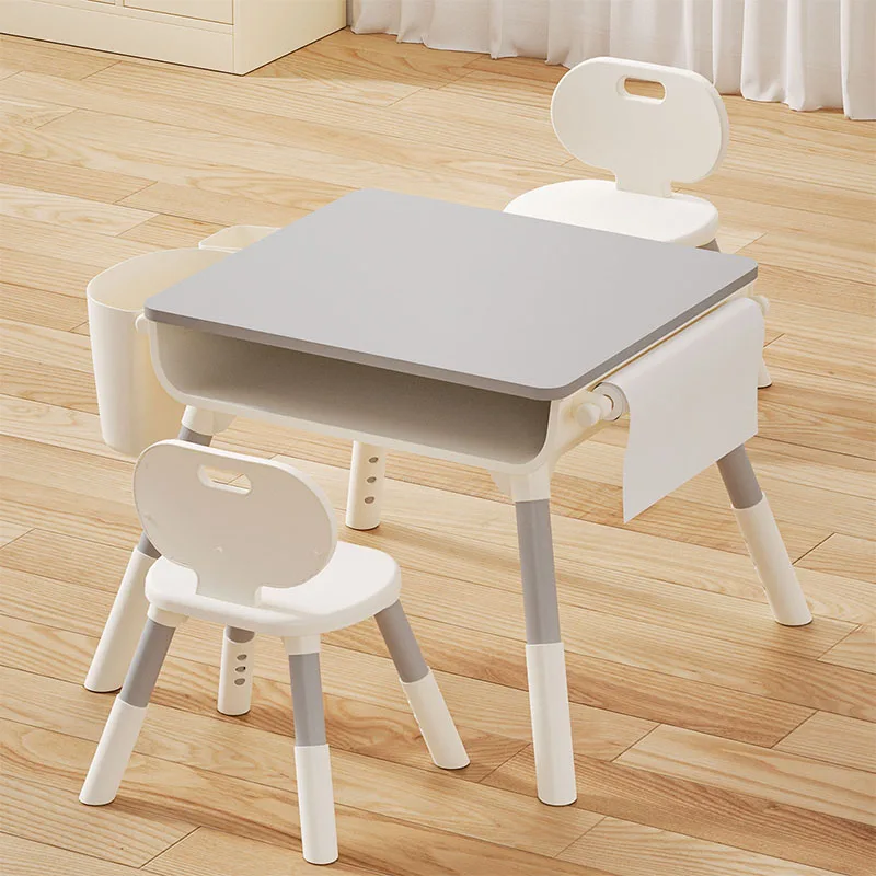 Factory Custom Kid Education Pp Table and Chair for Kid School Adjusted Height Table for Kindergarten