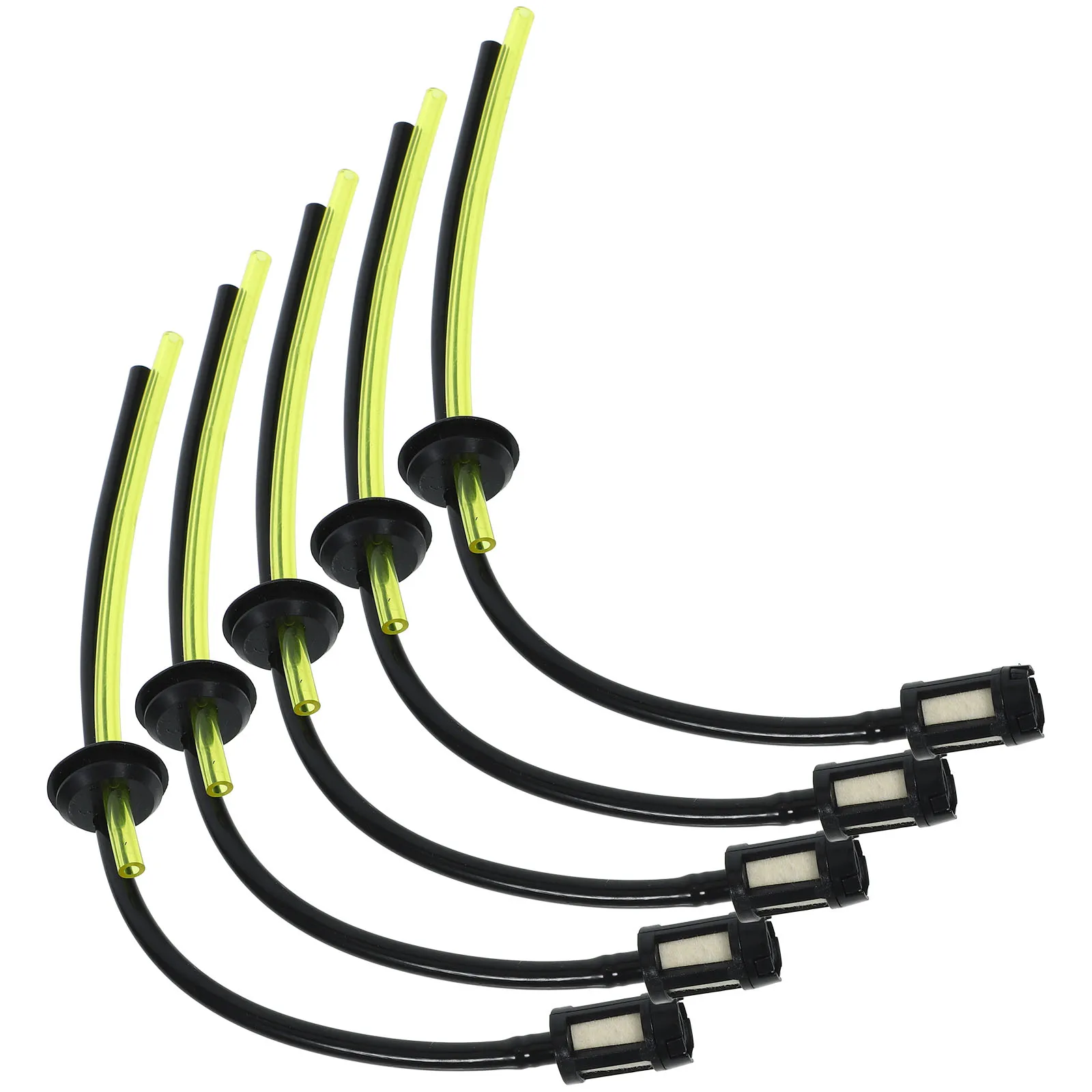 

5pcs flexible Hose Durable Pvc Abs Lawn Mower Gas Oil Pipe For Chainsaw Line Small Engine