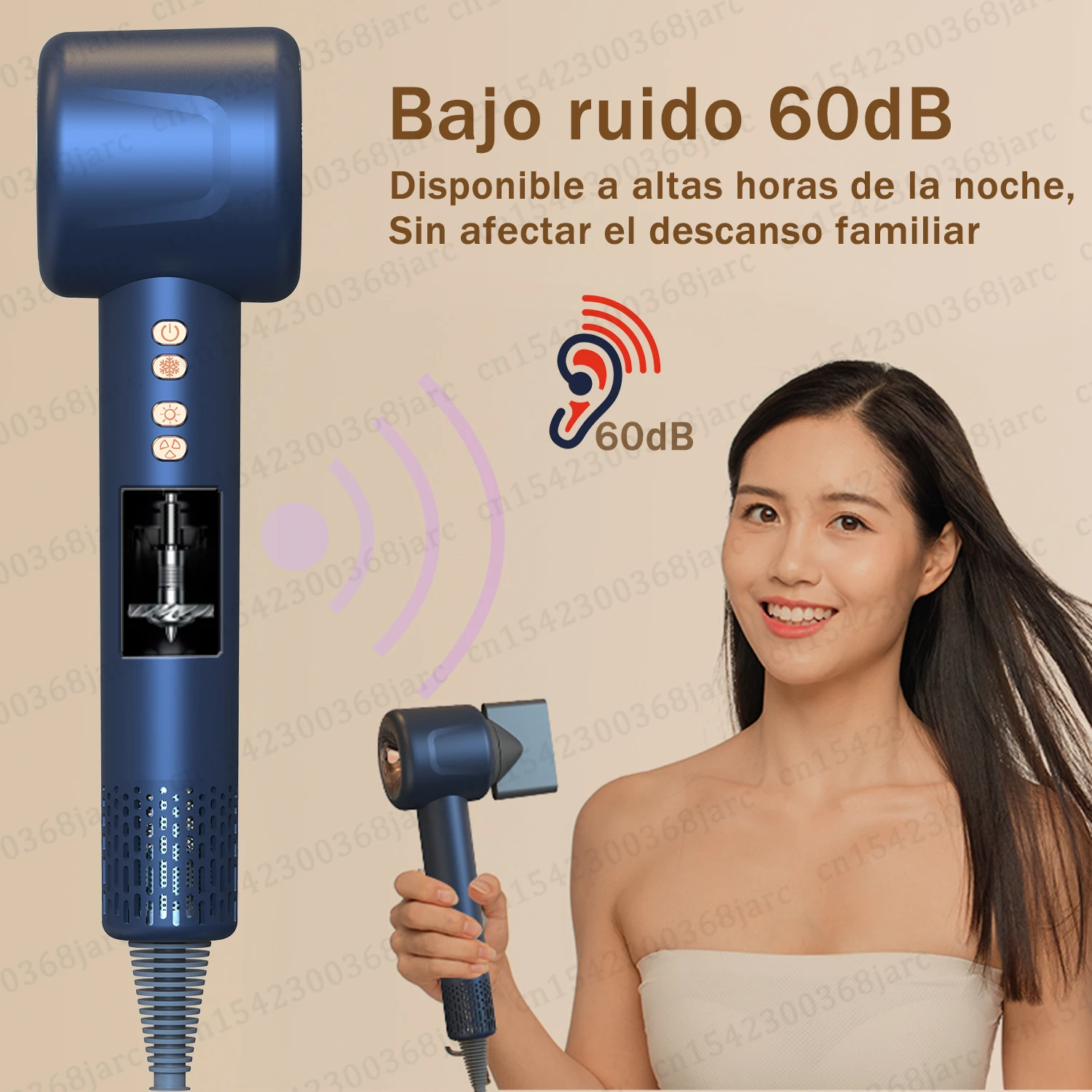 Professional Super Hair Dryer Negative Ion Quick Dry Leafless Hair dryers Salon Home Appliances Constant Temperature Hair Care