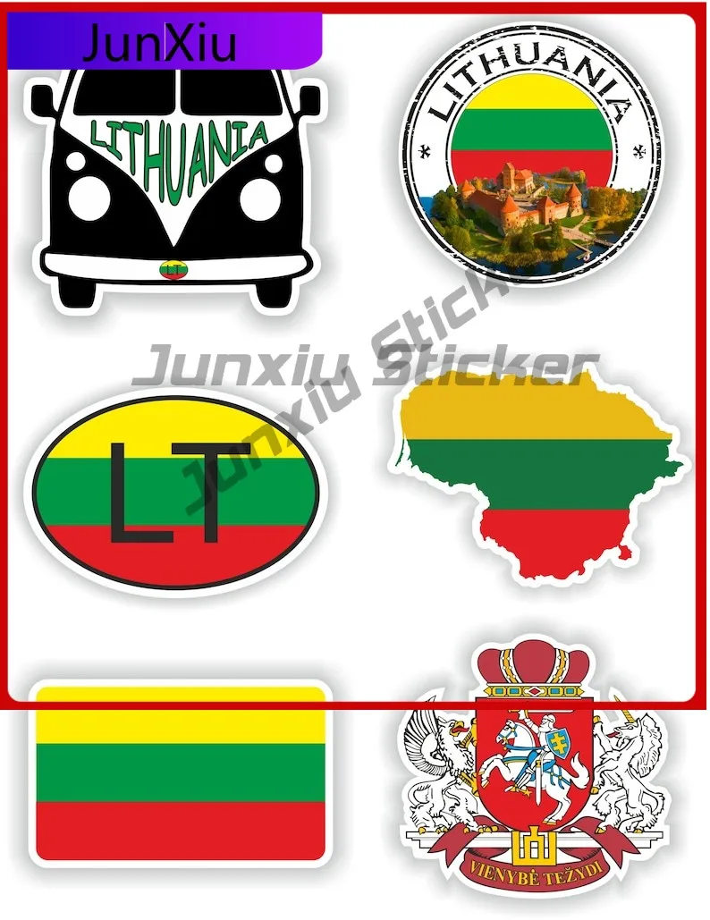 

Lithuania Flag Vinyl Decals A Set Of Six Pieces Stickers Yz250x Decals Adventure Stickers For Motorcycle Funny Car Decoration