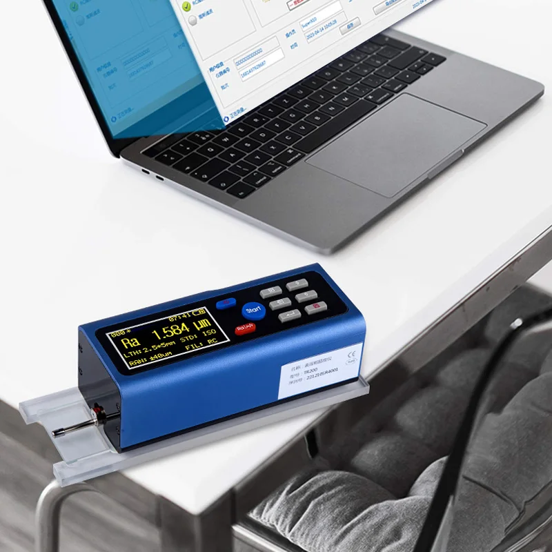 Digital Surface Roughness Tester Meter with LCD Display Handheld Measuring Instrument TR200 Portable surface roughness tester