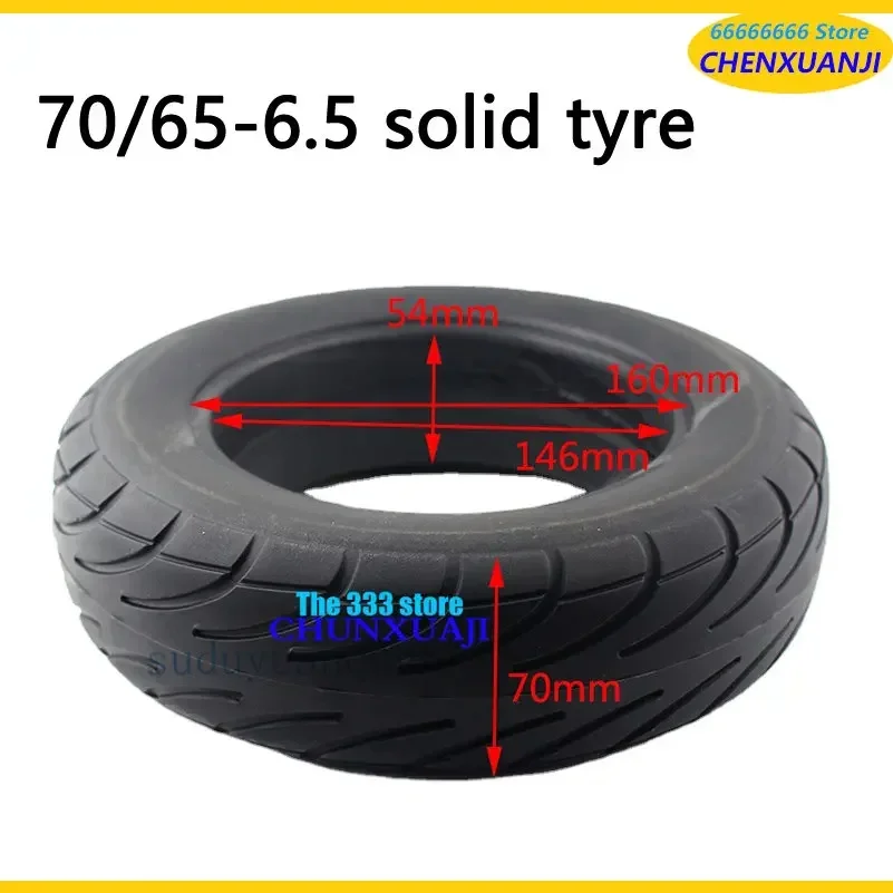 Upgrade10 inch 10x3.00-6.5 Scooter solid tubeless Tire 70/65-6.5  for Mini Xiaomi Ninebot Scooter Skateboard Non-Pneumatic tyre