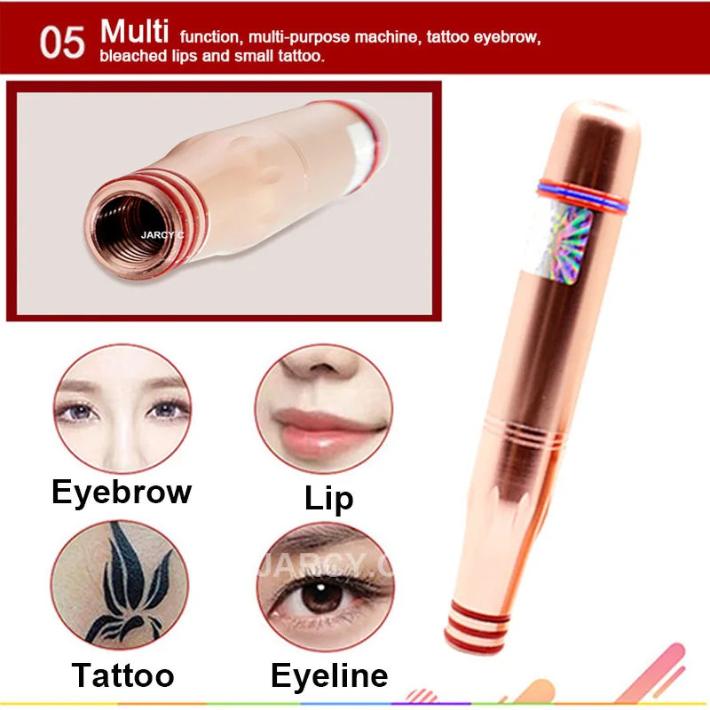 Charmant Permanent Makeup Machine for Microblading Eyebrow Tattoo Lip Eyeliner MTS for Permanent Makeup Training Tattoo Supplies