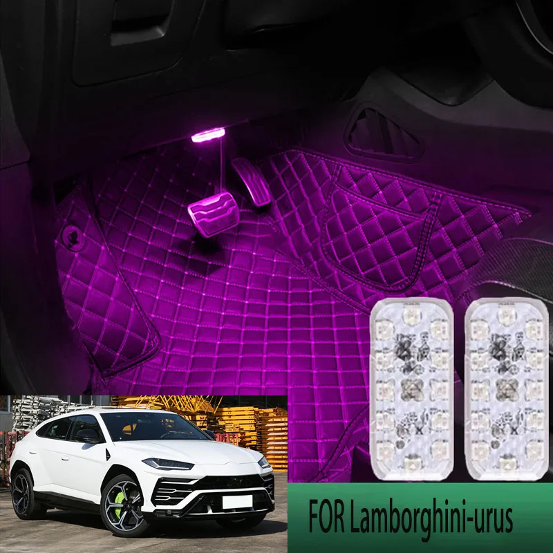 

FOR Lamborghini-urus LED Car Interior Ambient Foot Light Atmosphere Decorative Lamps Party decoration lights Neon strips