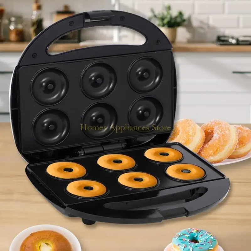 D0AB Donuts Electric Donuts con recubrimiento antiadherente Donuts limpieza fácil Making Machine adecuada para limpieza sin