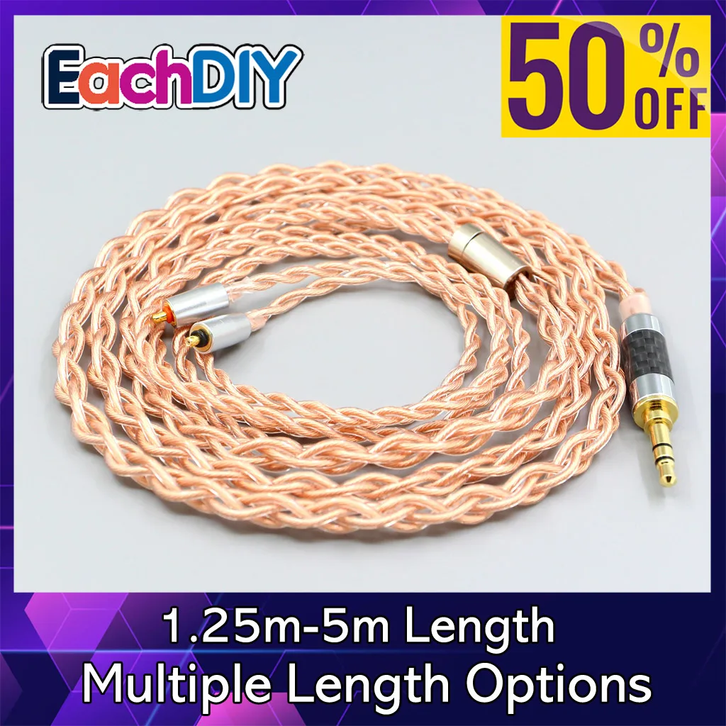 

OFC 4 Core 1.7mm Earphone Braided Litz HiFi Cable For UE Live UE6Pro Lighting SUPERBAX IPX LN008081