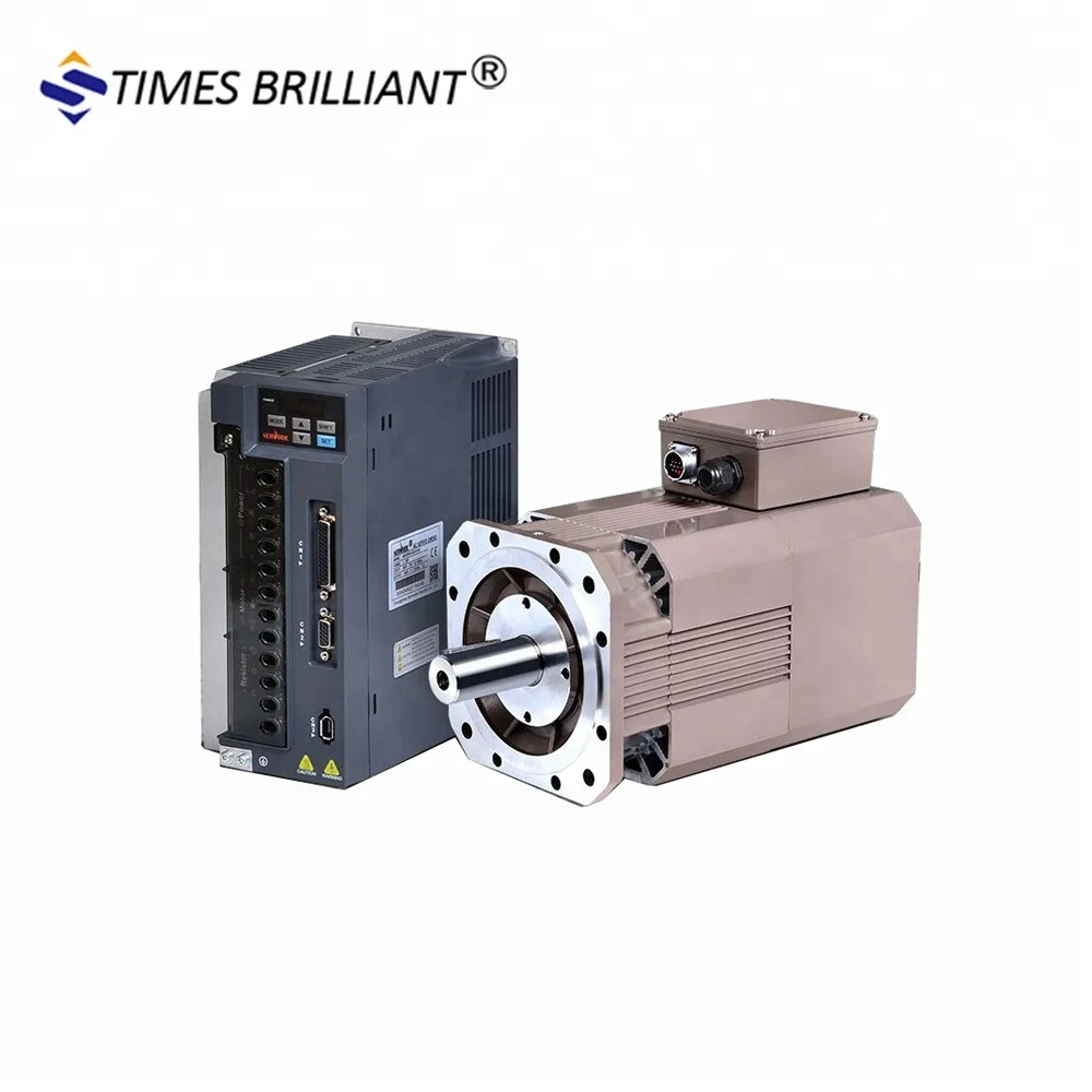 

3phase sine wave 7.5kw spindle servo motor for CNC machine