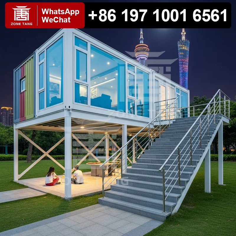 

Prefab Tiny Homes Fashion Mobile Office Modular Homes Multi Purpose Flat Pack House Smart Home Integration Detachable Economic