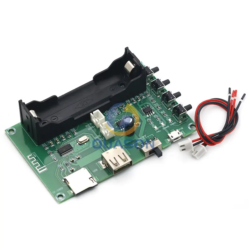 XH-A150 PAM8403 Bluetooth Amplifier audio Board 5W*2 Lithium Battery Singing Machine USB TF-Card Dual Channel Mini Speaker DIY