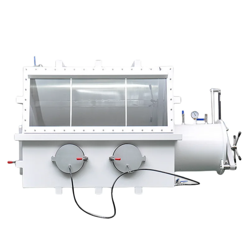 VGB1C Stainless Vacuum Glove Box Lithium Battery Anaerobia Experiment Vacuum Chamber Lab Glove Box for Synthetic Chemistry