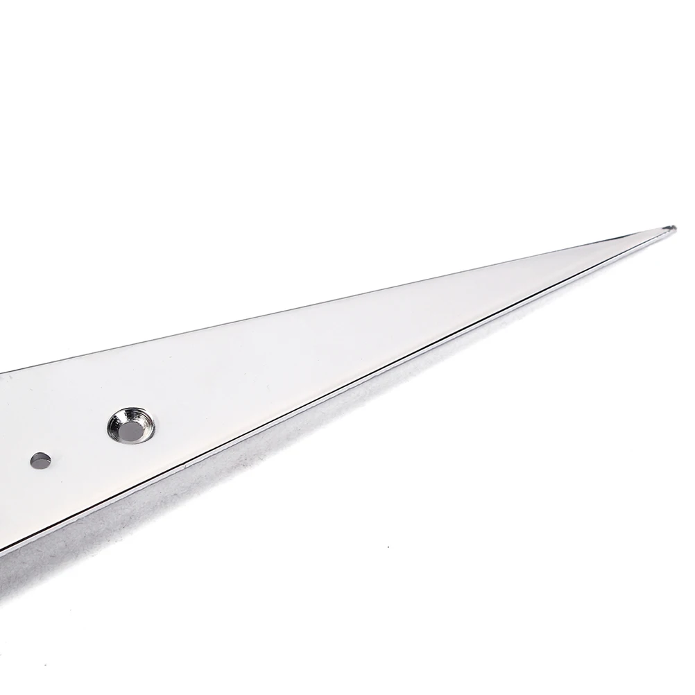 

V Shaped Board Guitar Tailpiece Bridge Saddle Component Replacement Parts 6 String V Style Sturdy Solid Easy Install Convenient