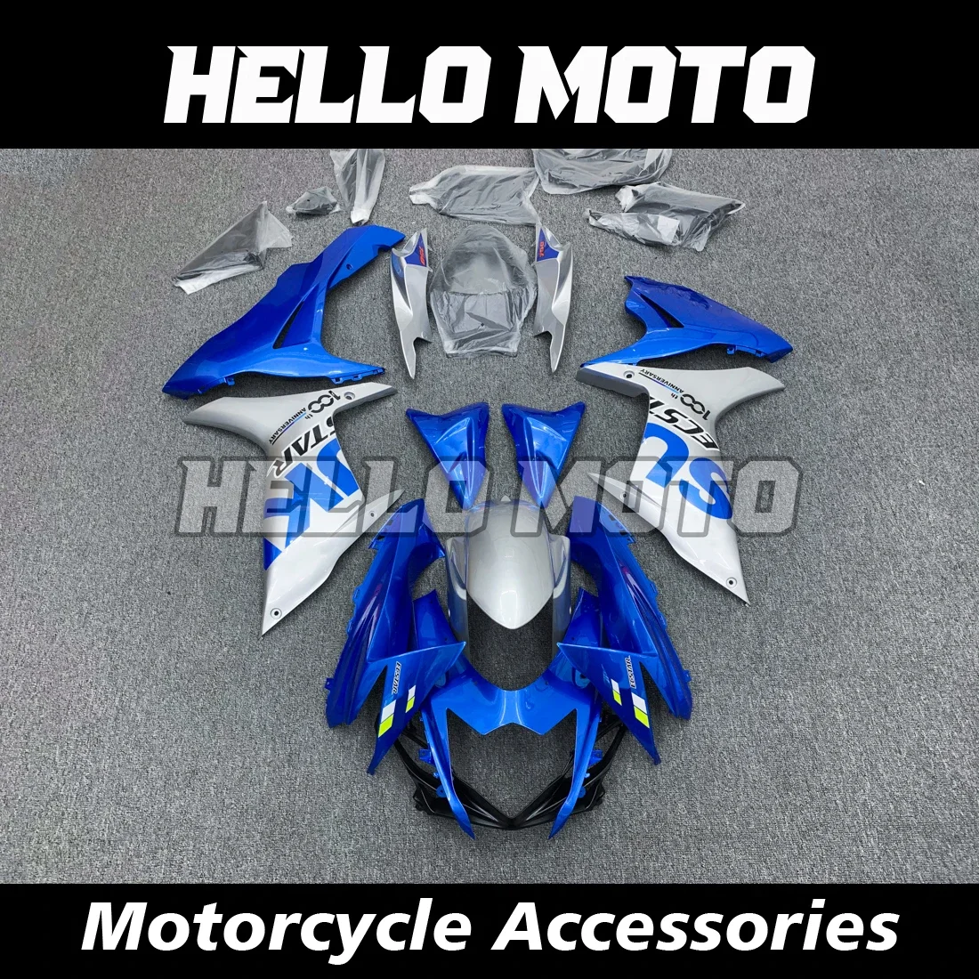 New ABS Injection Molding Motorcycle Fairings Kits Fit For L1 L2 L3 L4 L5 L6 L7 L8 L9 600/750cc 2011-2022 Bodywork Set