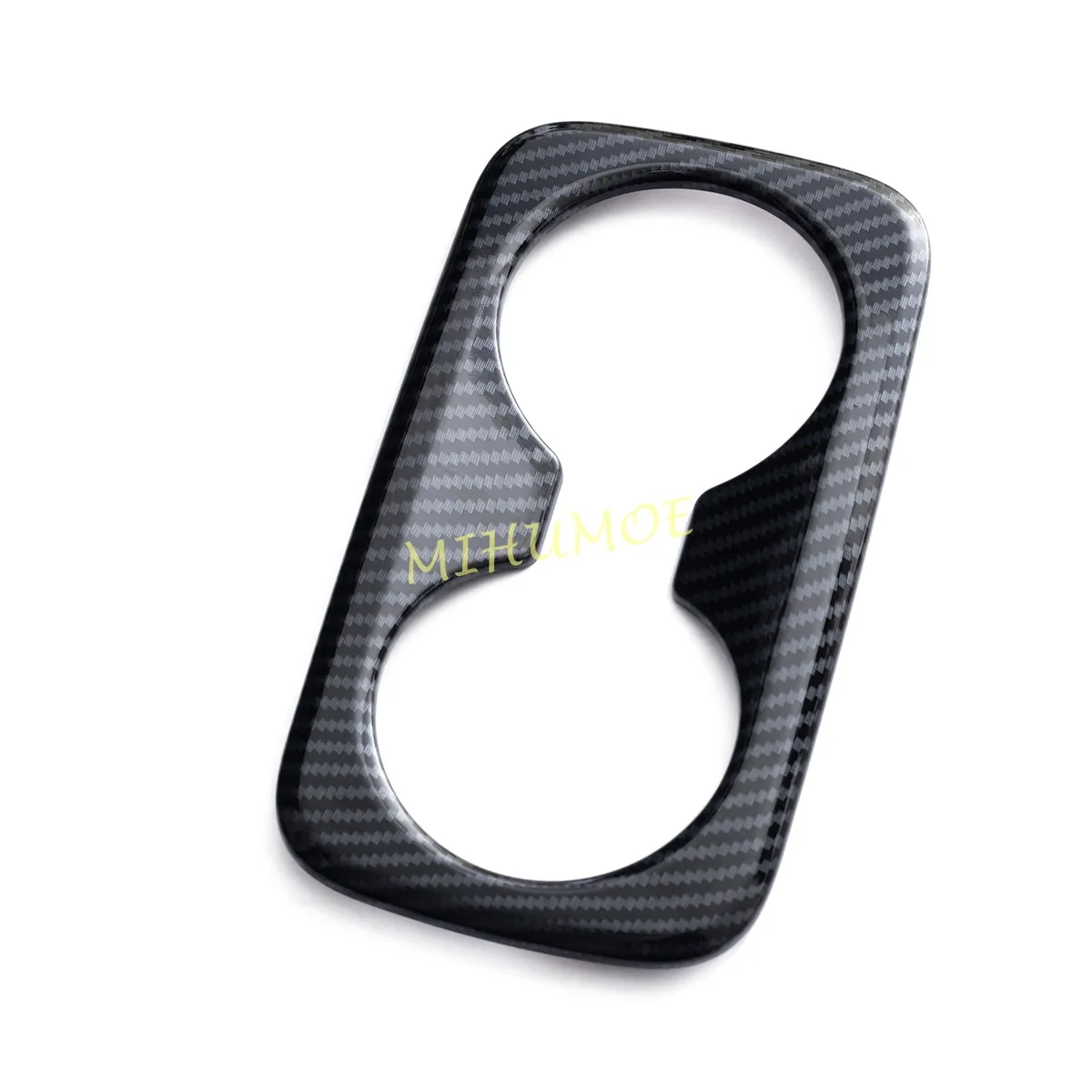 For Kia Sportage NQ5 2022 2023 Carbon Fiber Interior Rear Seat Cup Holder Cover Garnish