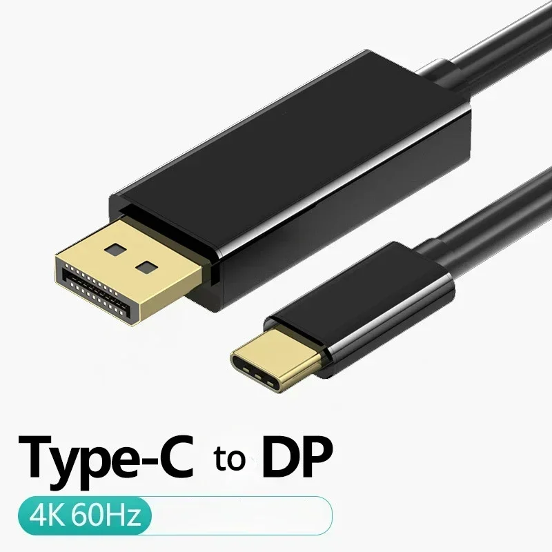 

USB-C to DisplayPort Cable Adapter 1.8m/6Ft USB 3.1 Type C to DP 4K@60Hz Cable