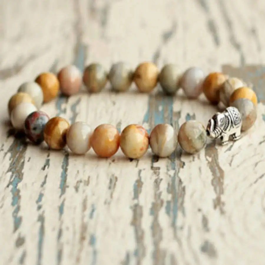 

Браслет ручной работы из сумасшедшего кружева с агатовыми бусинами, мужской браслет-манжета на пуговицах, четки Рамадана, женская медитация, праздничный подарок