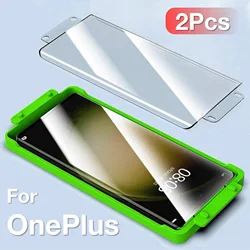 2Pcs For Oneplus 13 12 11 10 9 8 Pro ACE 3 2 Screen Protector Gadgets Accessories With Install Kit One Plus Not Tempered Glass
