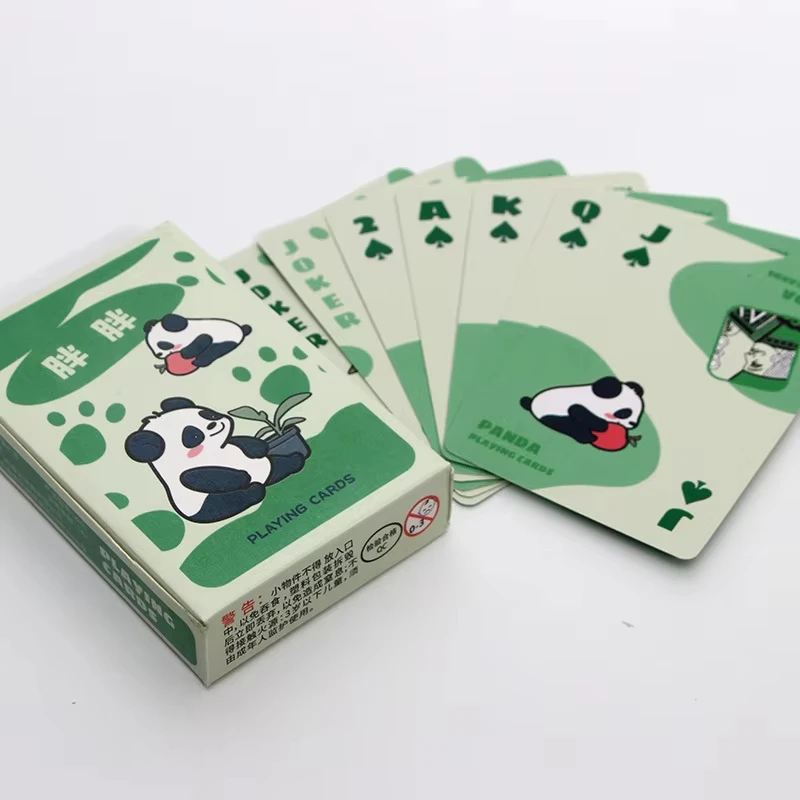 مجموعة بطاقات البوكر الباندا، ألعاب البوكر للحفلات الليلية للعبة العائلية #1