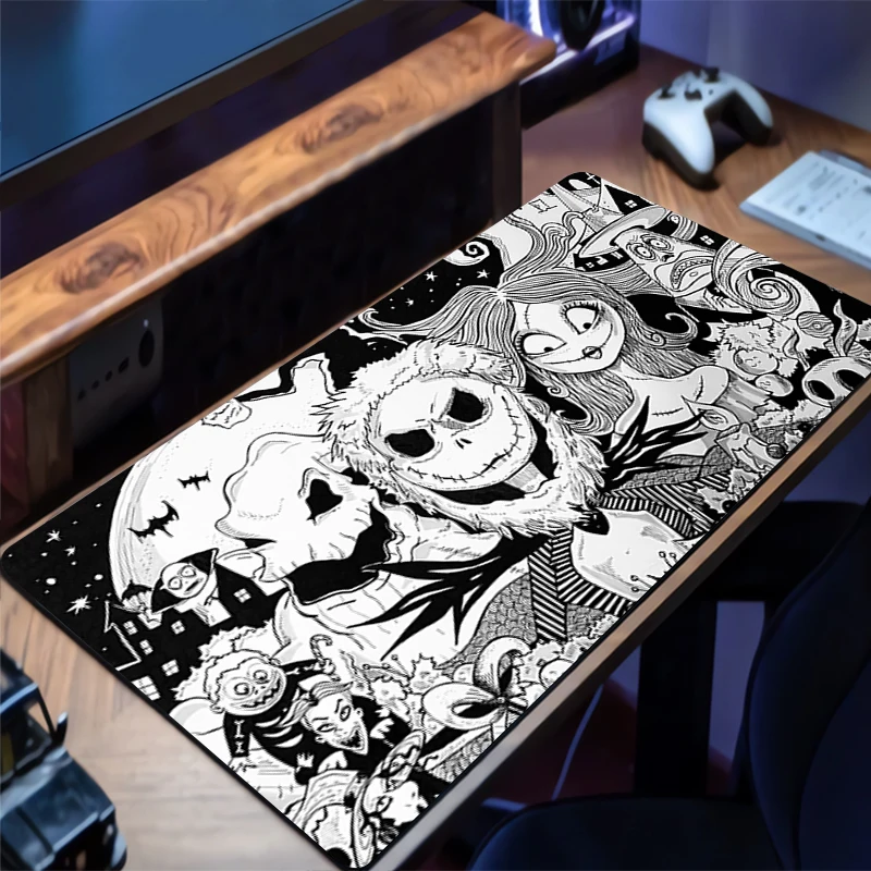 

Anime Disney movie Skeleton Jack Mouse Pad Gamer Keyboard Pad Desk Mouse Mat Carpet Rubber Tapis Souris Gaming Notbook Mousepad