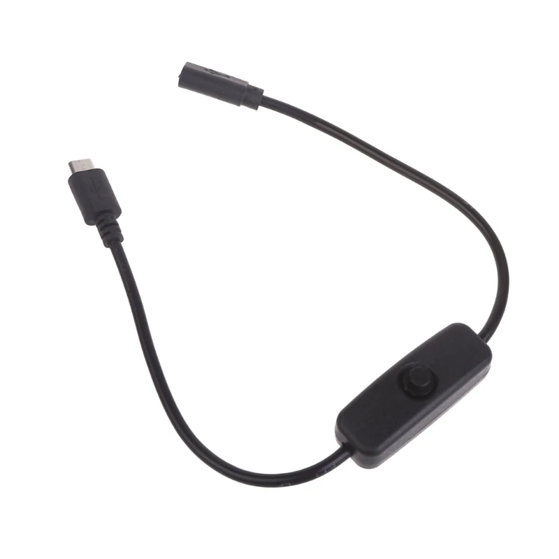 كابل Micro USB مع مفتاح زر الطاقة 501، سلك تمديد مريح لإمداد الطاقة والمزيد من دروبشيبينغ