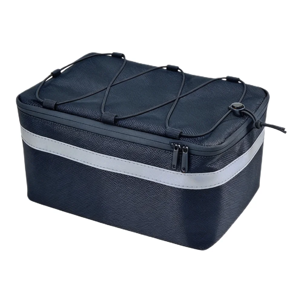 Easy Attachment Bike Trunk Bag Low-Light Conditions Easy Attach Bike Trunk Bag Reflective Bag Easy Carrying High Visibility