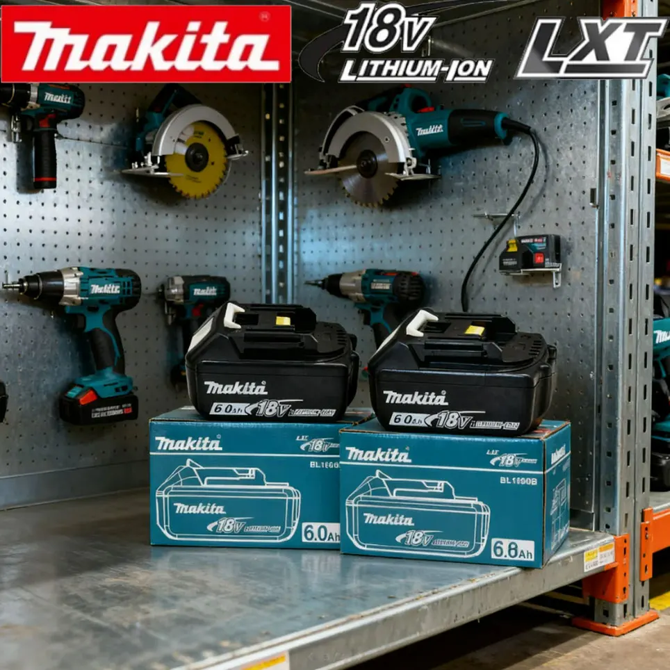 Batterie Makita originale, batterie rechargeable 18V 9,0Ah, outil électrique BL1830 BL1840、BL1850、BL1860B, batterie au lithium Makita 18V