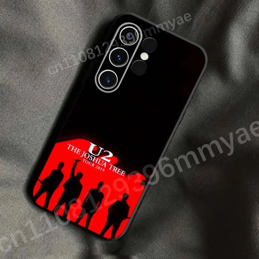 BAND U-U2 Soft TPU Cover For Samsung S26,S25,S24,Ultra,S20,S30,Plus,S22,S23,Ultra,Plus,5G Phone Case 6