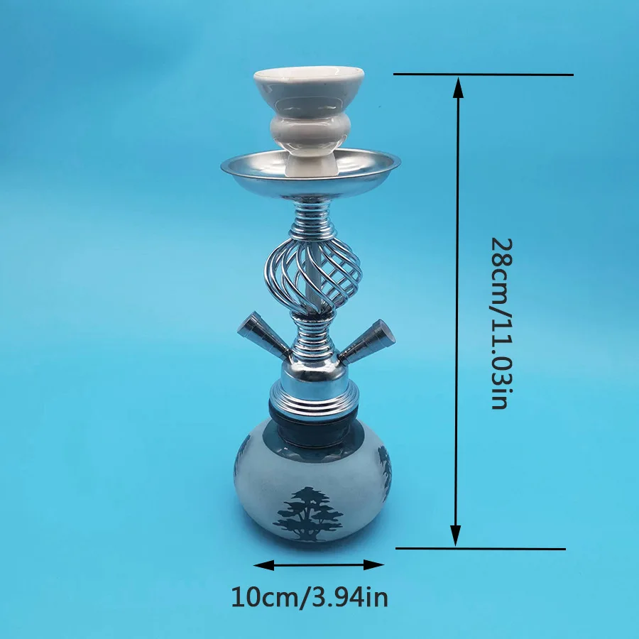 Arabic Water Bottle Single And Double Tube Small Glass Bottle Water Bottle Set Hookah Shisha