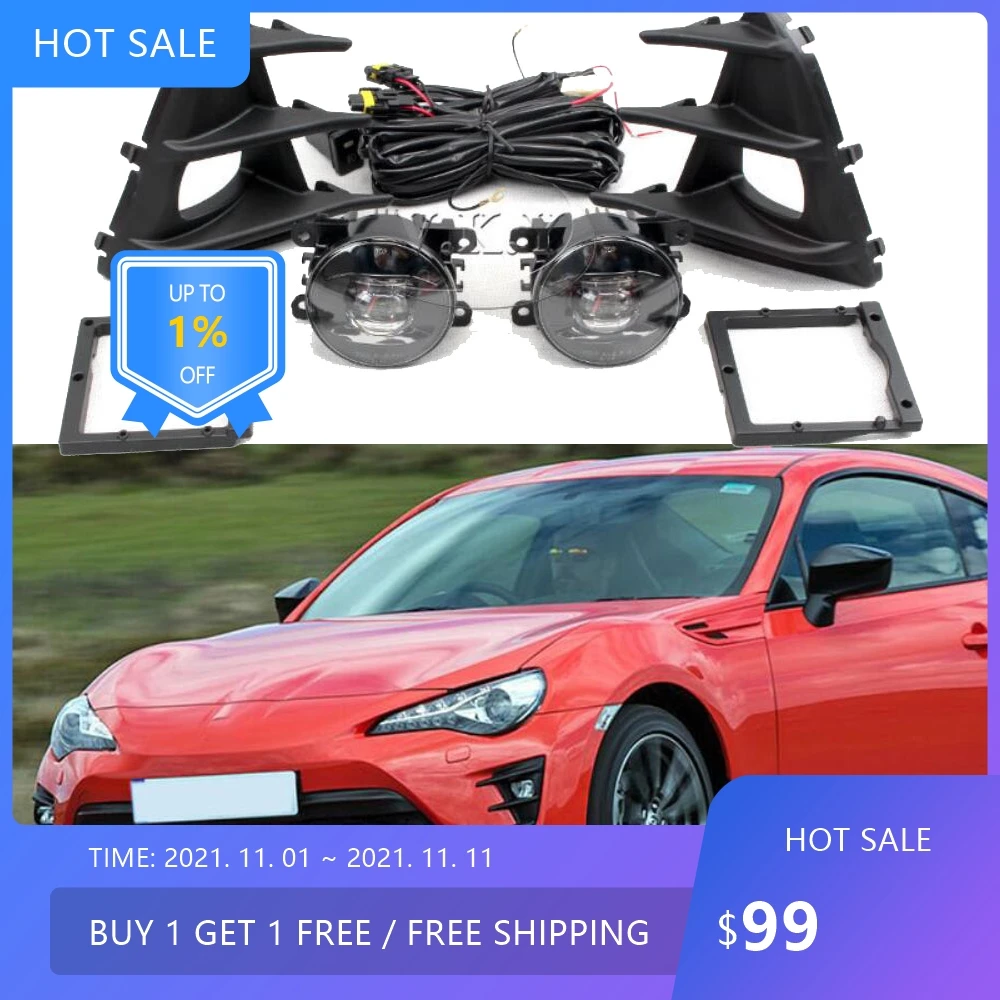 

Автомобильный бампер фары для GT86 противотуманные фары 2016 ~ 2019y автоаксессуары галогенная лампа авто GT86 фара