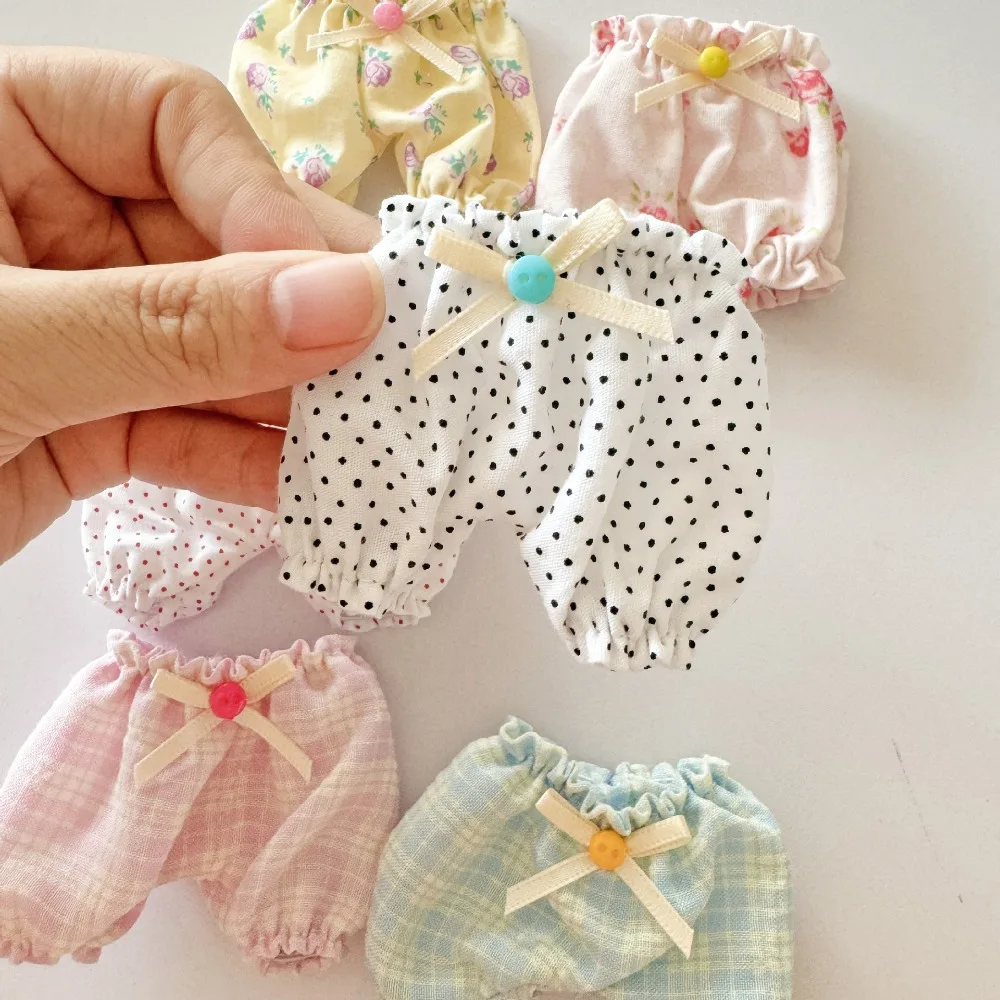 Stili multipli Pantaloncini per bambole da 10-15 cm Mini pantaloni fatti a mano fai-da-te Sostituzione Cambia bambola congiunta di vestiti