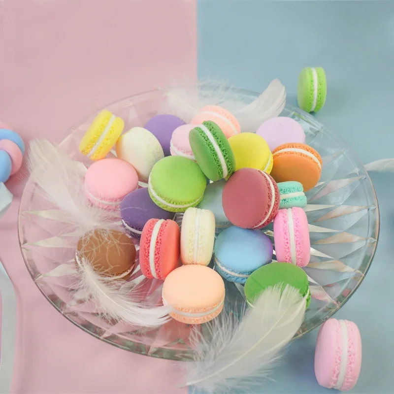 1pc Simulation Macaron Model Food Photography Props Wedding Dessert Decoration Fake Cake Teaching Aids Supplies Children's Toy