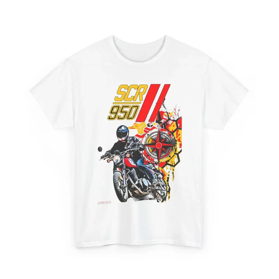 SCR950 T Shirt Street Scrambler Motorcycle Tee V Twin Custom Style Rider Graphic Top For Yamaha Sport Heritage Fans Gift