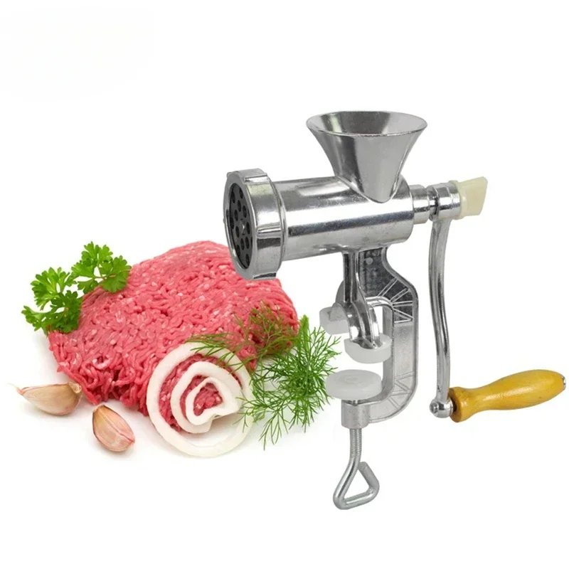 Manual Meat Grinder Slicer Gadgets Mincer Sausage Stuffer Filler Pasta Maker Table Hand Crank Vegetable Noodle Pressing Cutter