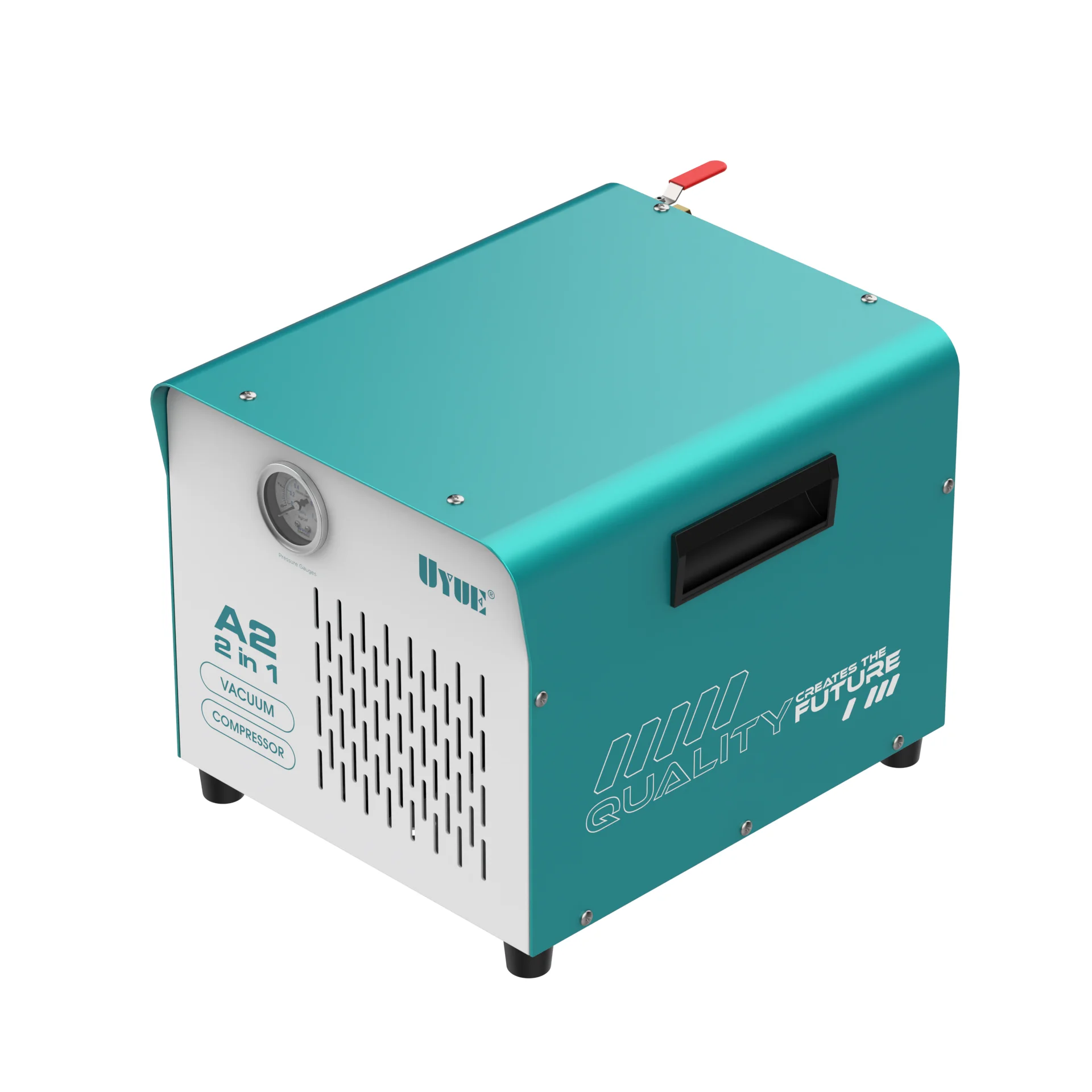 UYUE A2 スマートフォン画面修理ツール 600W 真空ポンプコンプレッサー OLEDラミネーション脱泡用 110V/220V