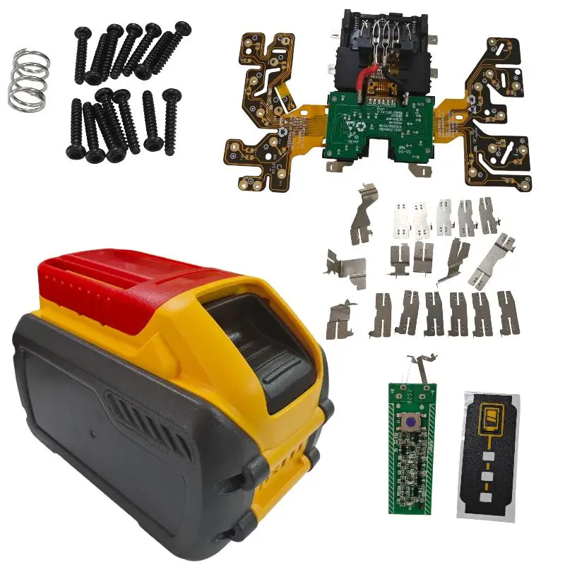 

1 Set 9Ah 12Ah 15Ah 15 Cell 21700 For DCB612 DCB547 60V/54V 20V Lithium Battery Kit Housing BOX Case Shell