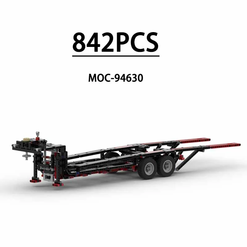 

MOC-94630 Building Blocks 750 Truck Trailer Heavy Duty Tractor 842 Pieces Splicing Parts Kids Toys Birthday Gifts