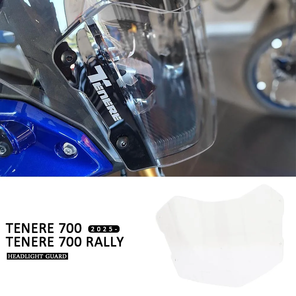 

For Yamaha Tenere 700 T7 T700 Tenere700 Rally 2025 Motorcycle Accessories Headlight Guard Protector Acrylic Cover Protection