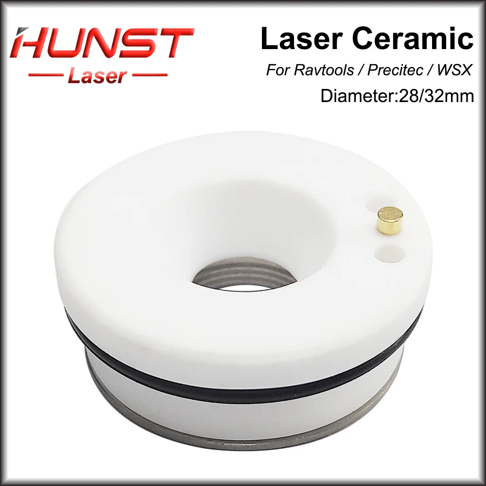 Imagem -05 - Suporte Cerâmico 28 32 mm do Laser do Anel do Laser de Hunst para a Cabeça de Corte do Laser da Fibra de Raytools Wsx Precitec Hsg Hans Dne o