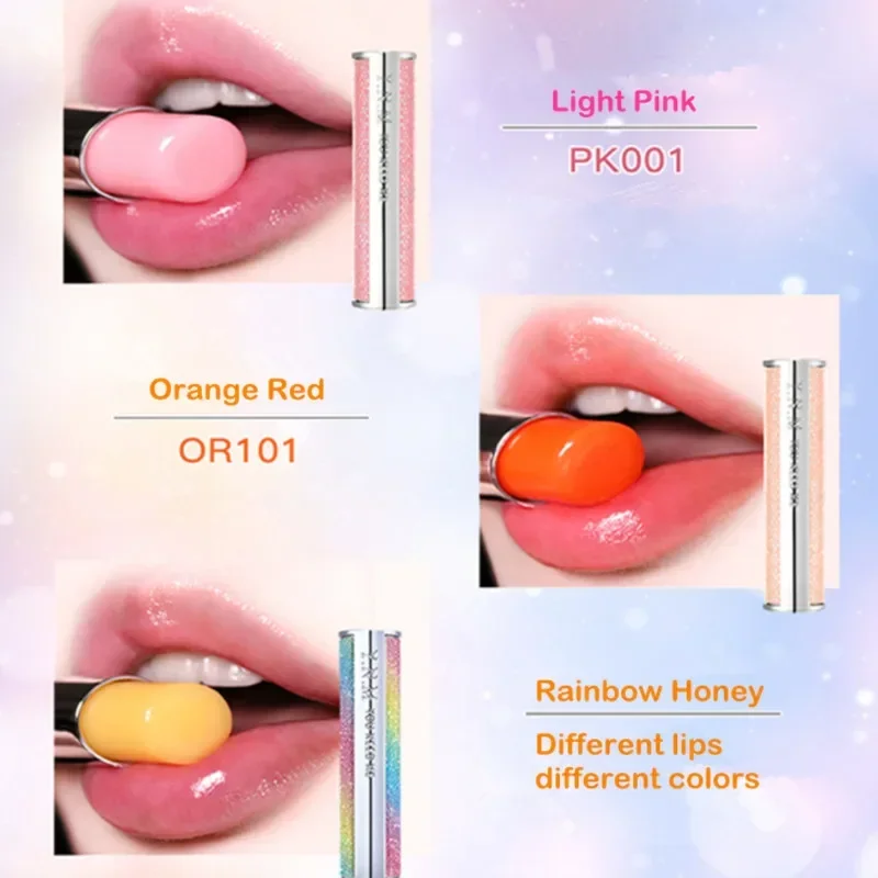 YNM Moisture Lip Balm Cosmetics Honey Natural Lip Gloss  Temperature Changed Color Lipstick Long Lasting Nourish Korean Makeup